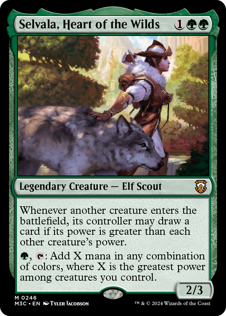 Selvala, Heart of the Wilds [Modern Horizons 3 Commander] | Silver Goblin