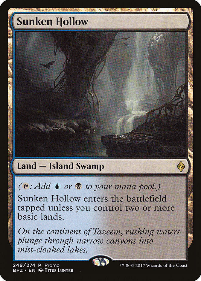 Sunken Hollow (Promo) [Standard Showdown Promos] | Silver Goblin