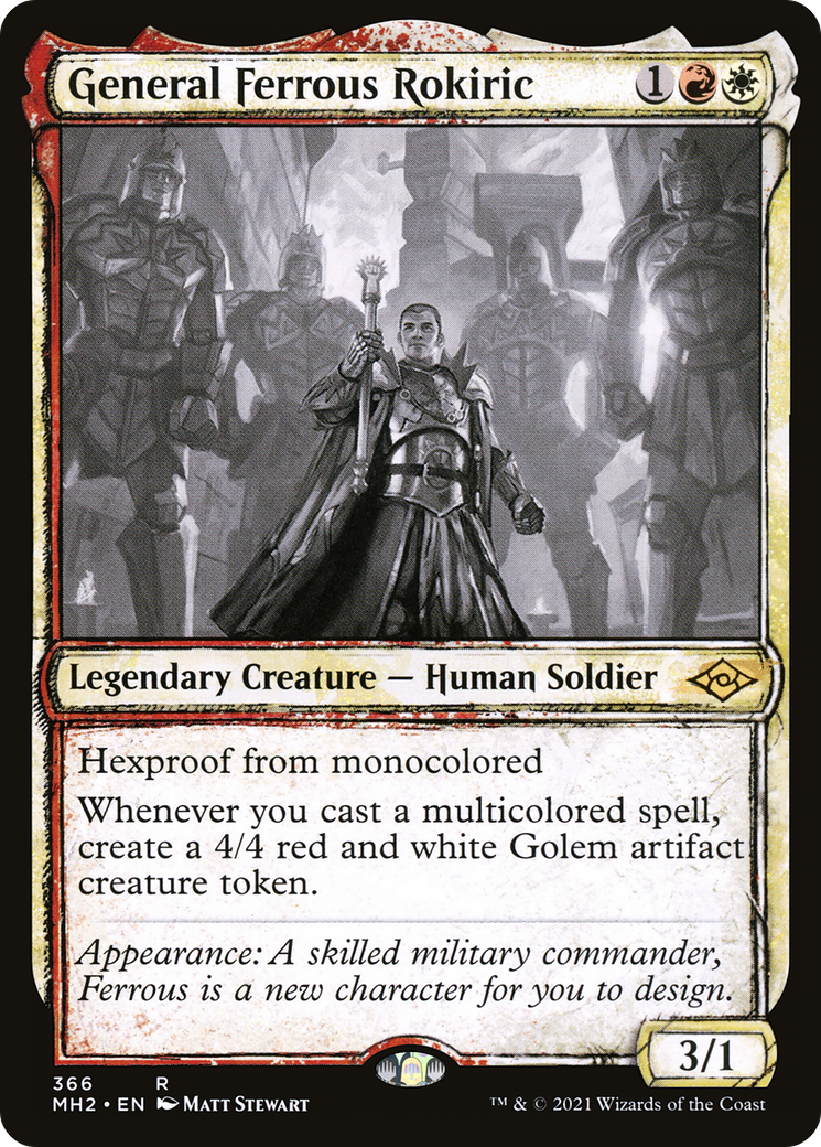 General Ferrous Rokiric (Sketch) [Modern Horizons 2] | Silver Goblin