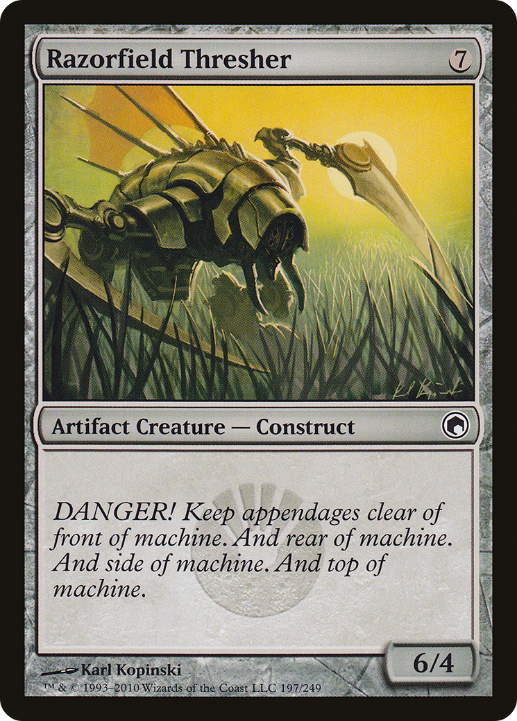 Razorfield Thresher [Scars of Mirrodin] | Silver Goblin