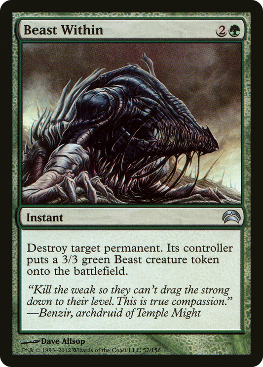 Beast Within [Planechase 2012] Foil
