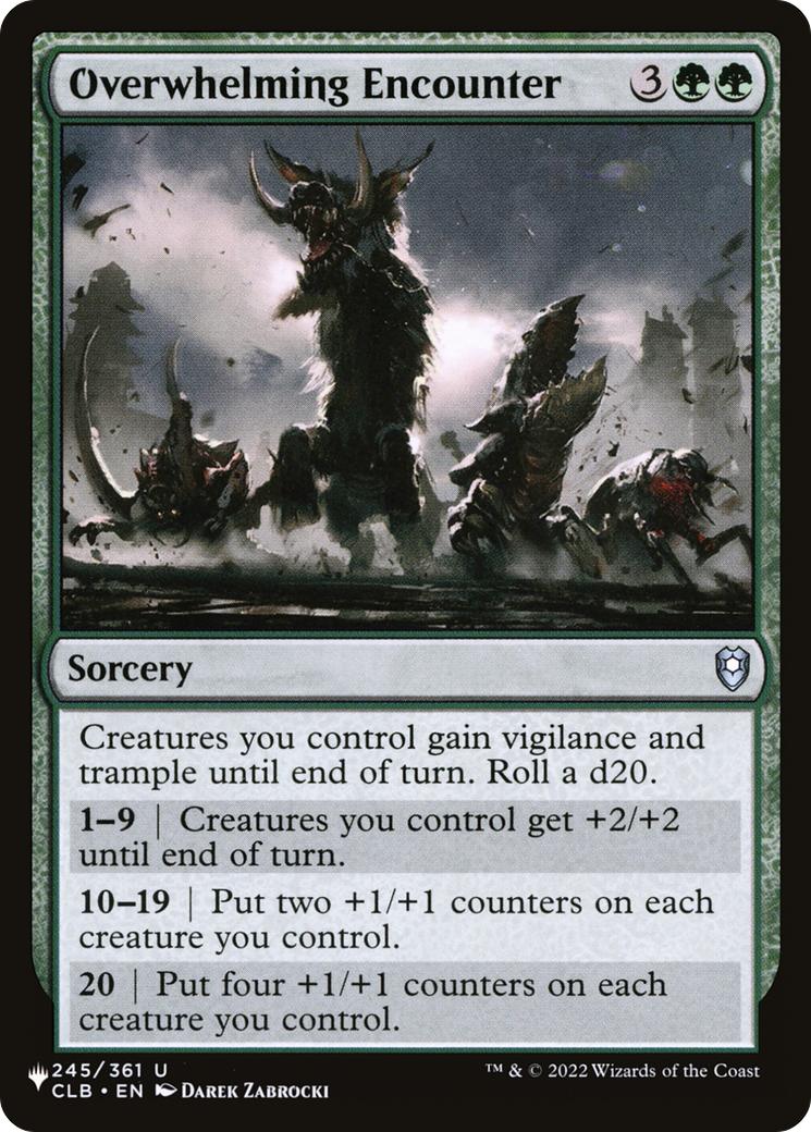 Overwhelming Encounter (CLB-245)