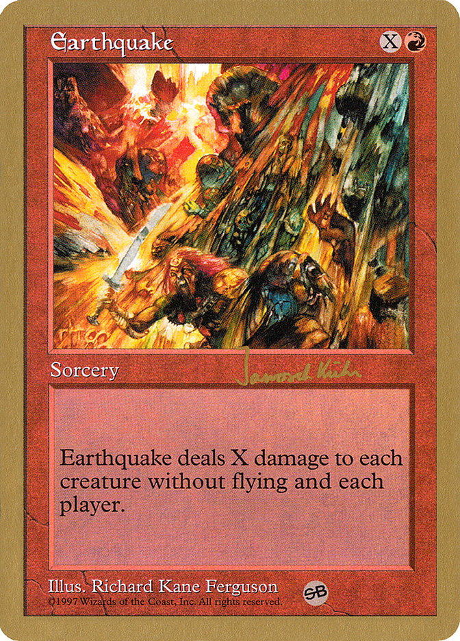 Earthquake (Janosch Kuhn) (SB) [World Championship Decks 1997] | Silver Goblin