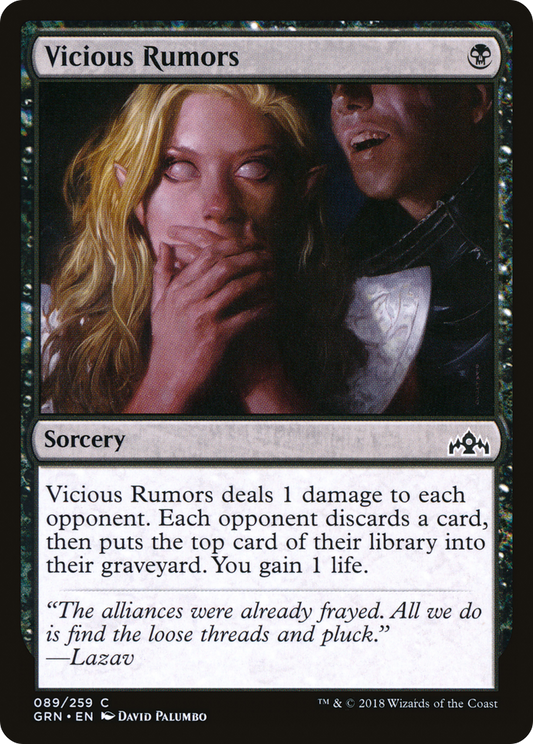 Vicious Rumors [Guilds of Ravnica] Foil