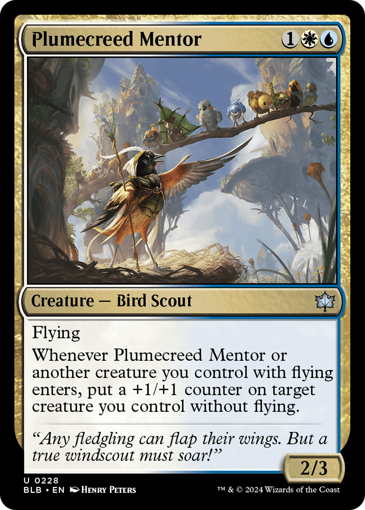 Plumecreed Mentor [Bloomburrow] | Silver Goblin