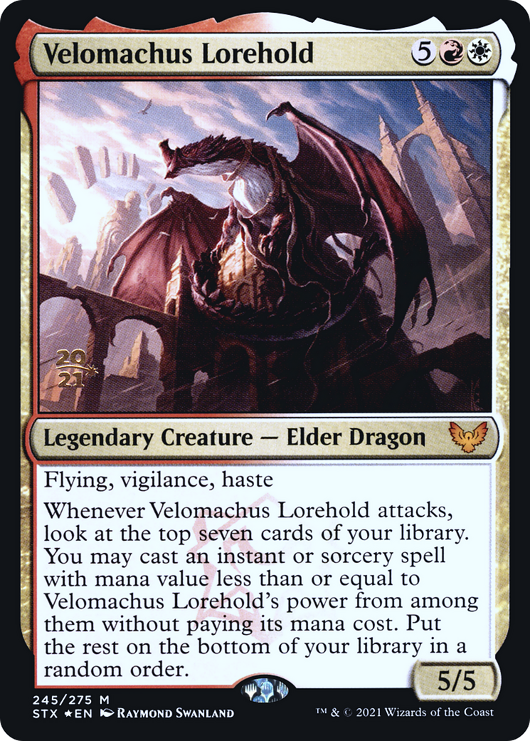 Velomachus Lorehold [Strixhaven: School of Mages Prerelease Promos]