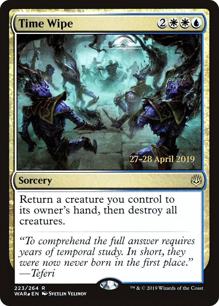 Time Wipe [War of the Spark Prerelease Promos]
