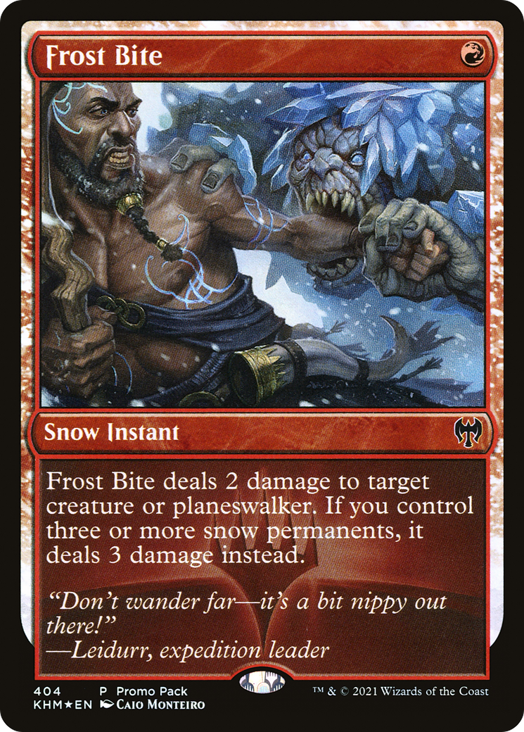 Frost Bite (Promo Pack) [Kaldheim Promos] | Silver Goblin