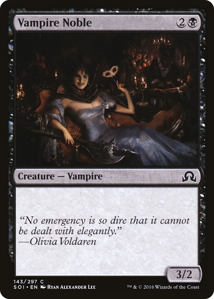 Vampire Noble [Shadows over Innistrad] | Silver Goblin