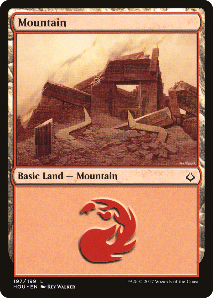 Mountain (197) [Hour of Devastation] | Silver Goblin