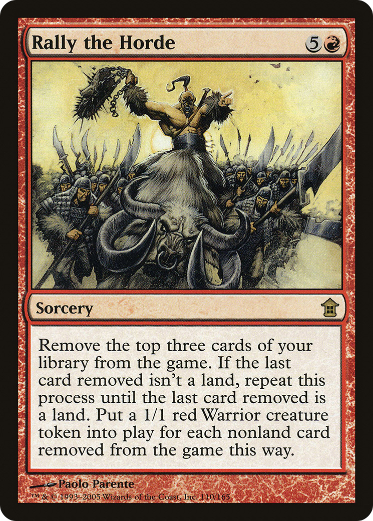 Rally the Horde [Saviors of Kamigawa] | Silver Goblin