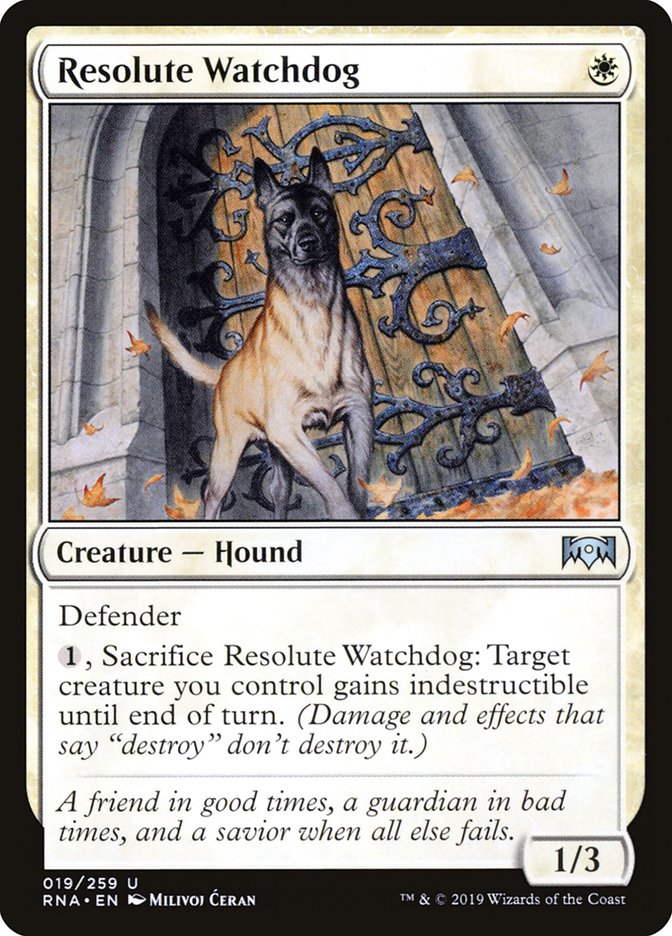 Resolute Watchdog [Ravnica Allegiance] | Silver Goblin