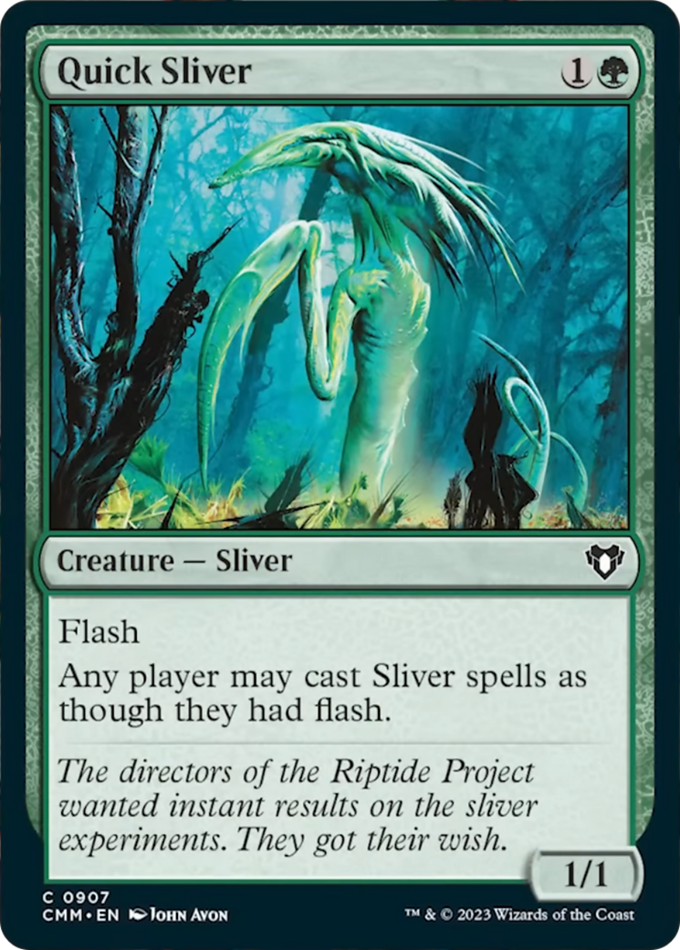 Quick Sliver [Commander Masters] | Silver Goblin