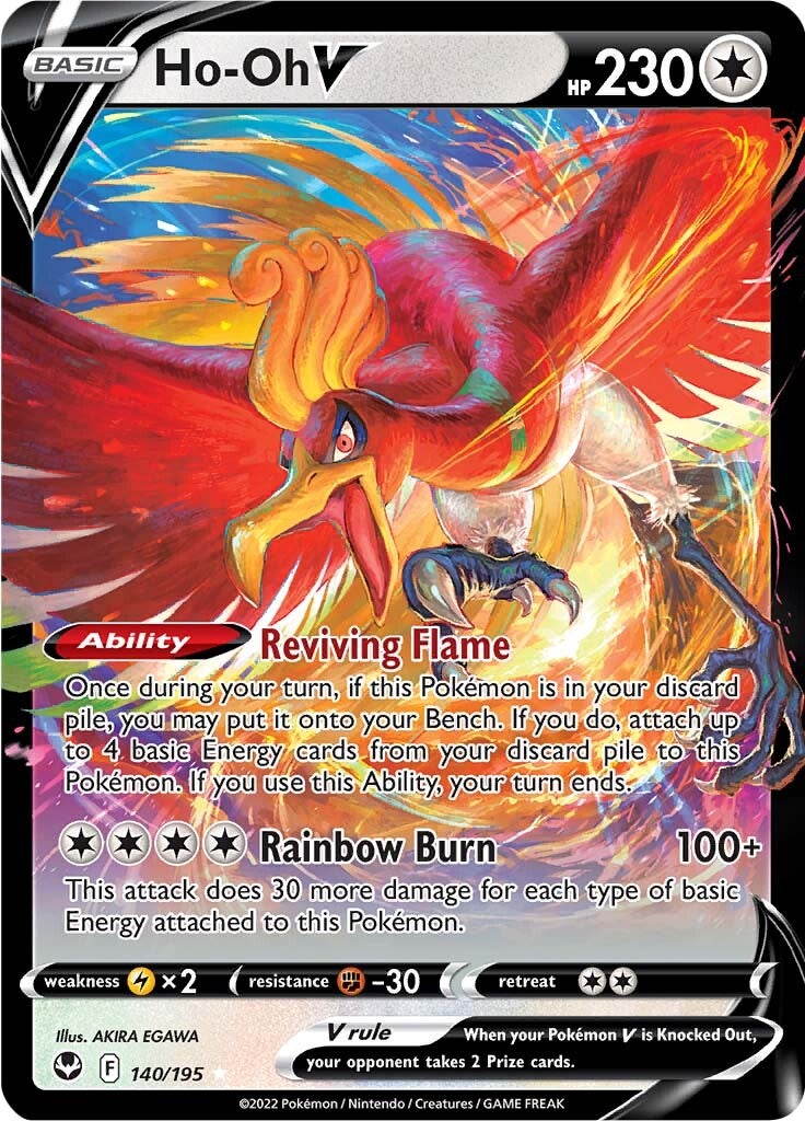 Ho-oh V (140/195) [Sword & Shield: Silver Tempest] | Silver Goblin