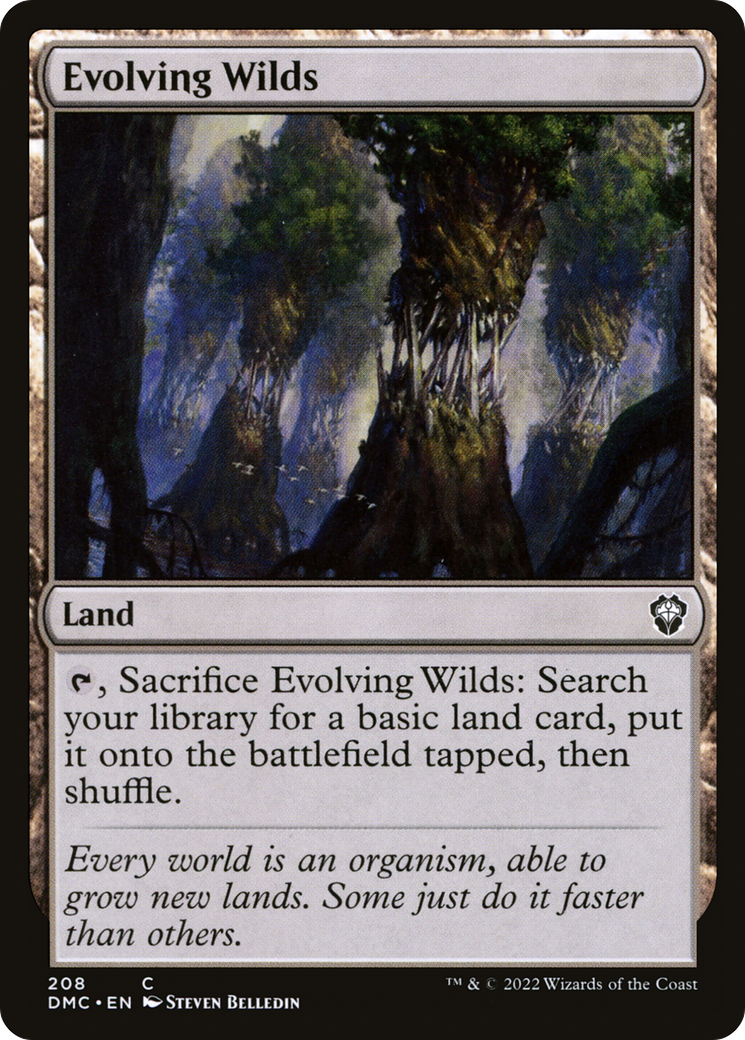 Evolving Wilds [Dominaria United Commander] | Silver Goblin