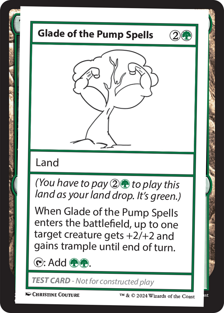 Glade of the Pump Spells [Mystery Booster 2 Playtest Cards] | Silver Goblin