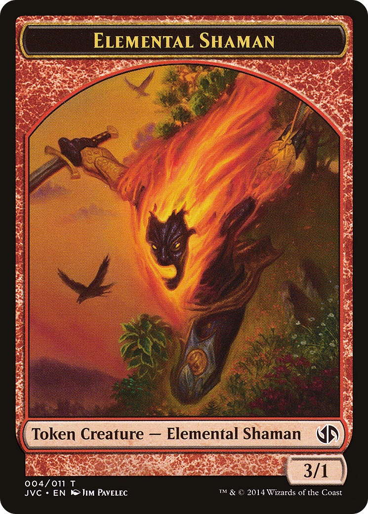 Elemental Shaman Token (Jace vs. Chandra) [Duel Decks Anthology Tokens] | Silver Goblin