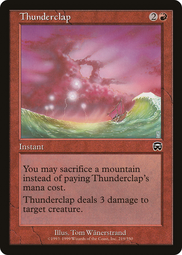 Thunderclap [Mercadian Masques] | Silver Goblin