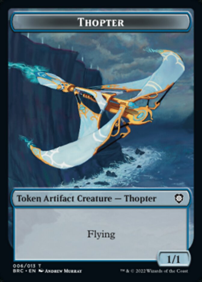 Copy // Thopter (006) Double-Sided Token [The Brothers' War Commander Tokens] | Silver Goblin