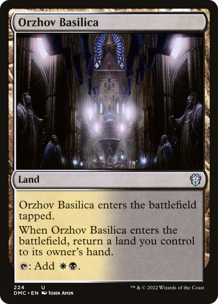 Orzhov Basilica [Dominaria United Commander] | Silver Goblin