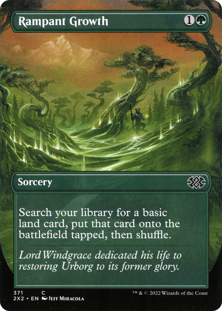 Rampant Growth (Borderless Alternate Art) [Double Masters 2022]