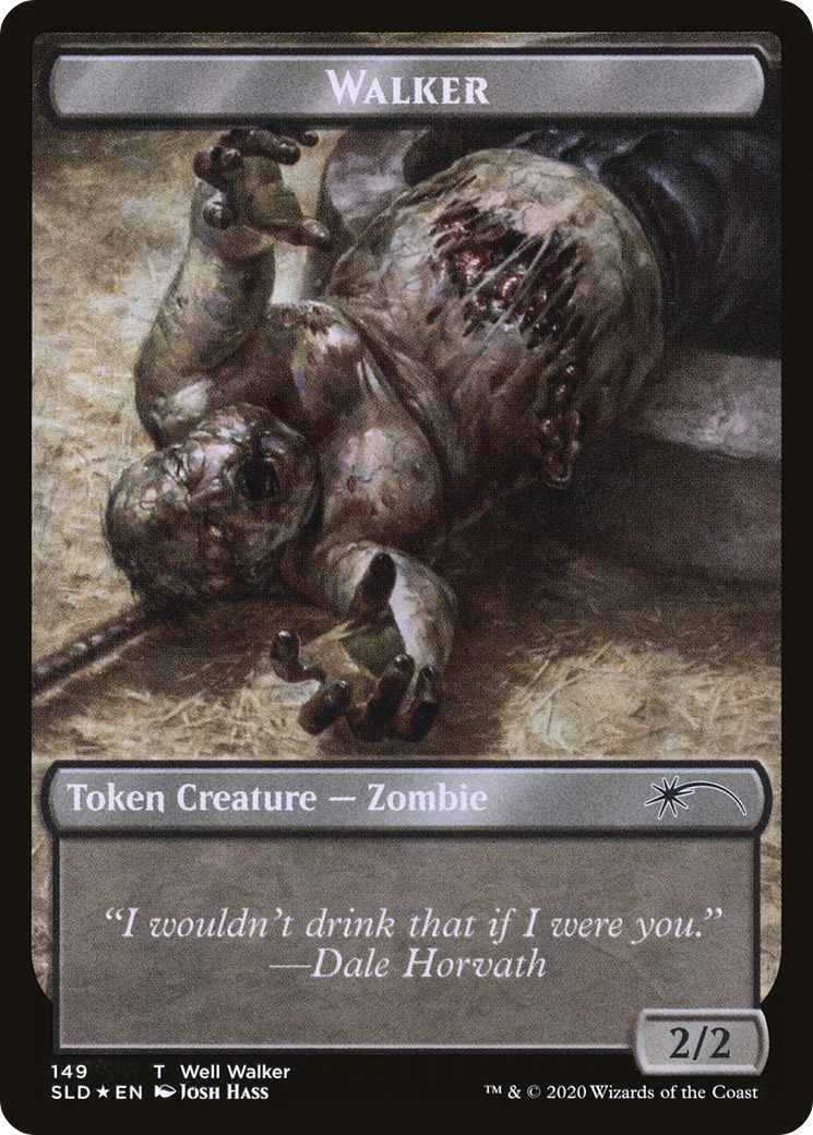 Walker Token (149 // 150) Double-Sided Token [Secret Lair Drop Series] | Silver Goblin