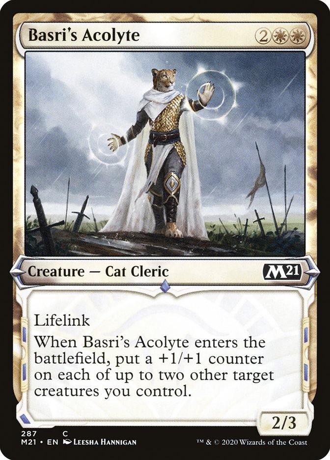 Basri's Acolyte (Showcase) [Core Set 2021] | Silver Goblin