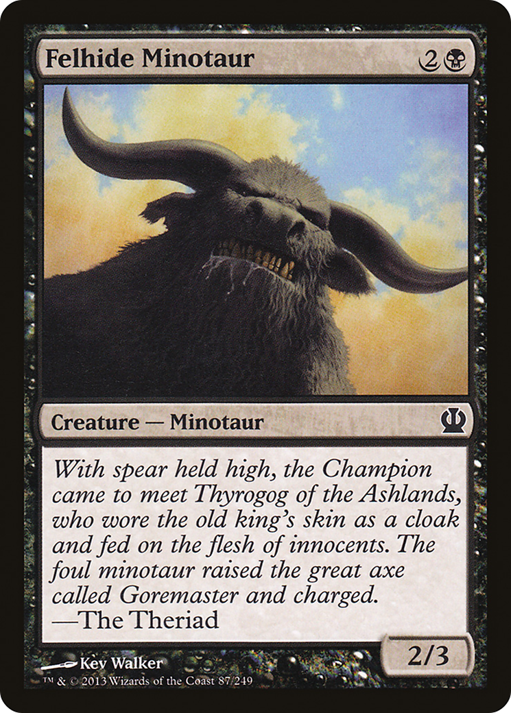 Felhide Minotaur [Theros] | Silver Goblin