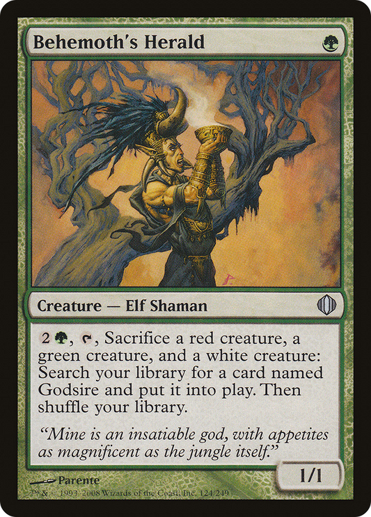 Behemoth's Herald [Shards of Alara] Foil