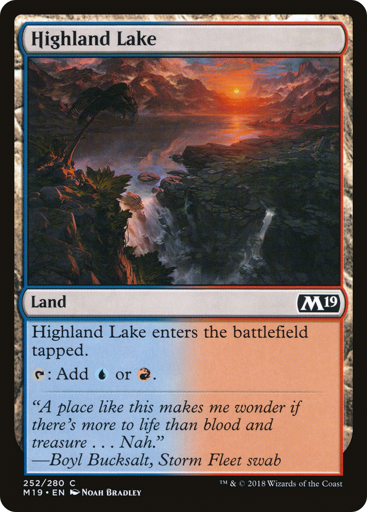 Highland Lake [Core Set 2019] | Silver Goblin