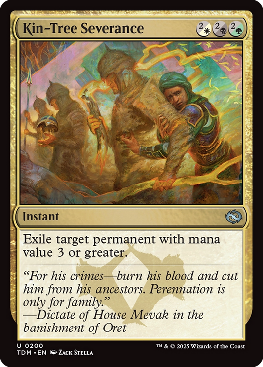 Kin-Tree Severance (200) Foil - Tarkir: Dragonstorm