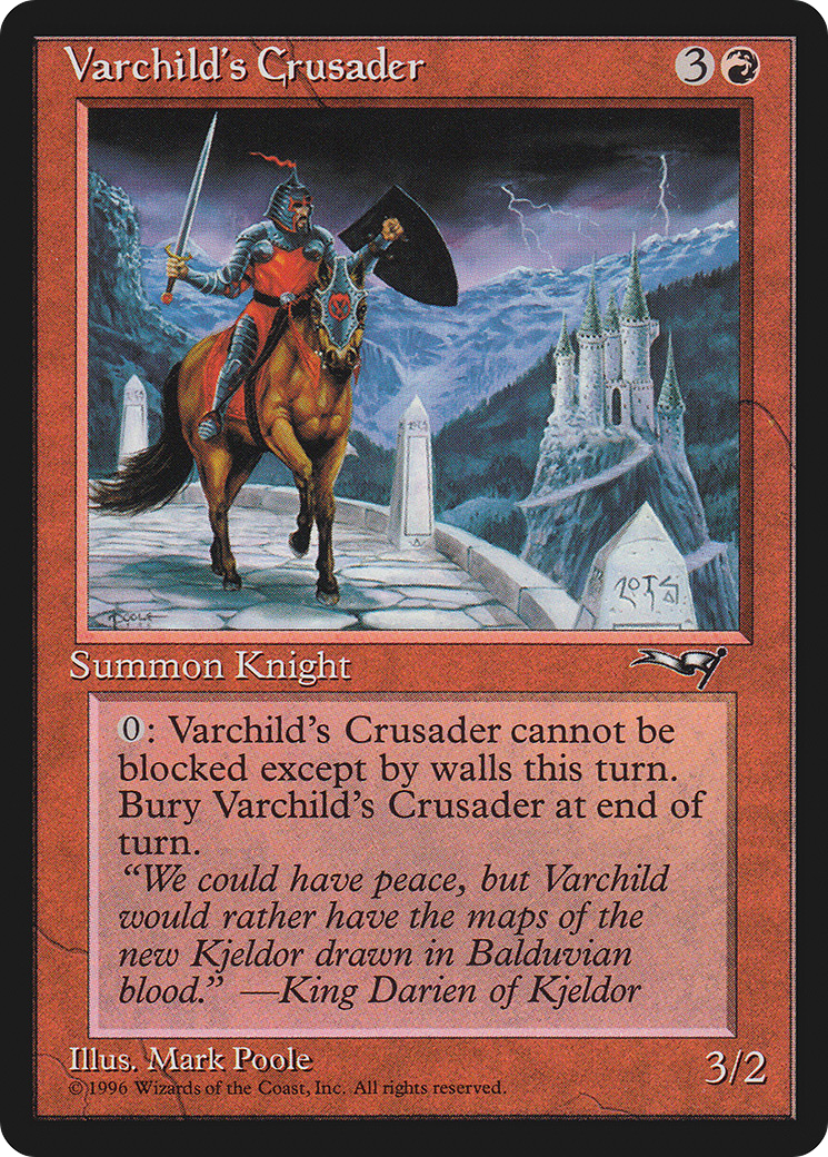 Varchild's Crusader (Black Horse) [Alliances] | Silver Goblin