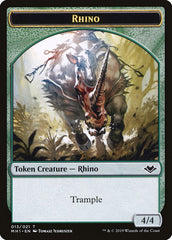 Goblin (010) // Rhino (013) Double-Sided Token [Modern Horizons Tokens] | Silver Goblin