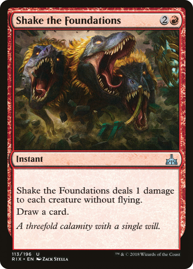 Shake the Foundations [Rivals of Ixalan] | Silver Goblin