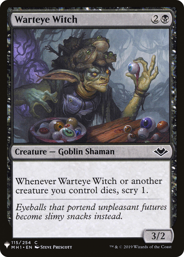 Warteye Witch [Mystery Booster] | Silver Goblin