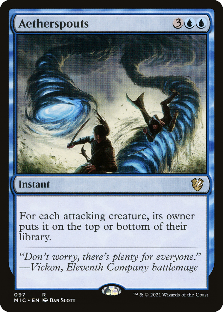 Aetherspouts [Innistrad: Midnight Hunt Commander] | Silver Goblin