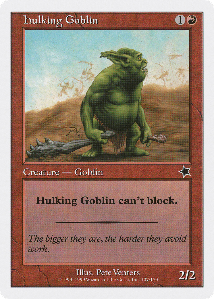 Hulking Goblin [Starter 1999] | Silver Goblin