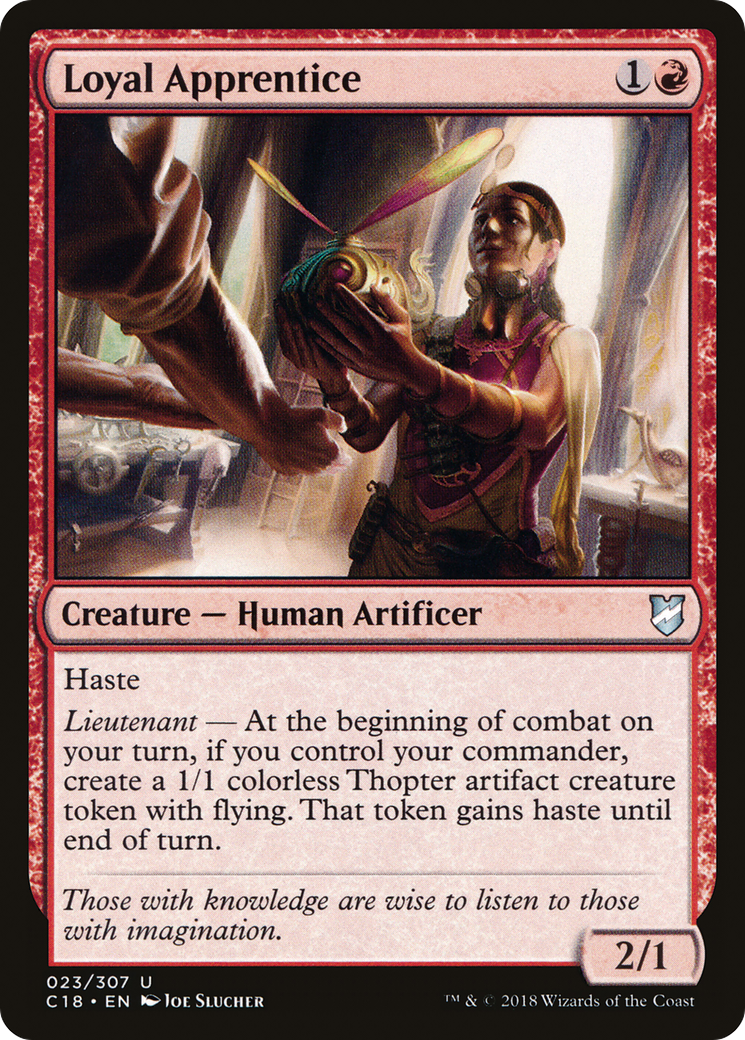 Loyal Apprentice [Commander 2018] | Silver Goblin