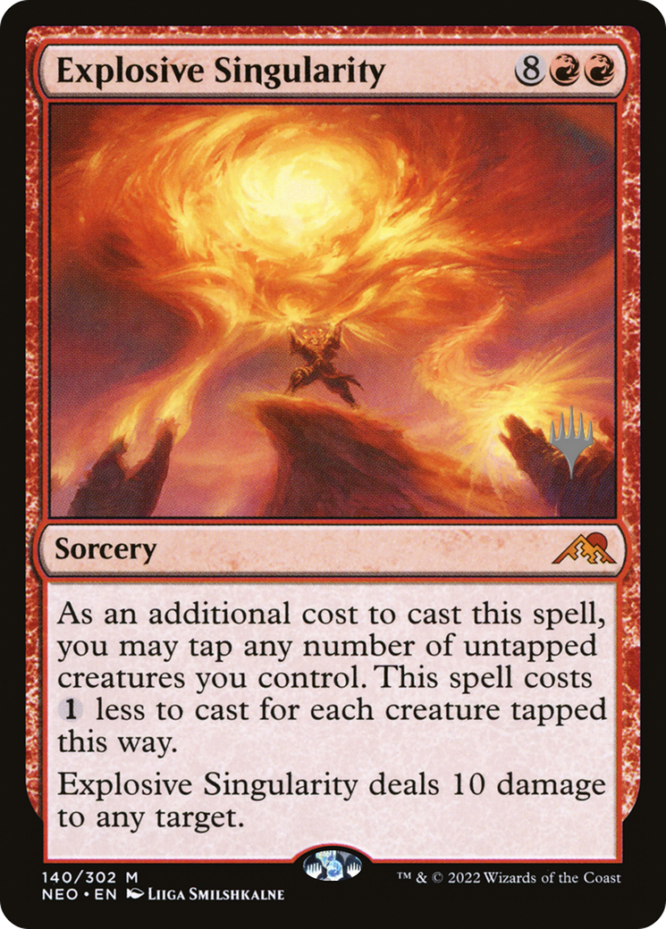 Explosive Singularity (Promo Pack) [Kamigawa: Neon Dynasty Promos] | Silver Goblin