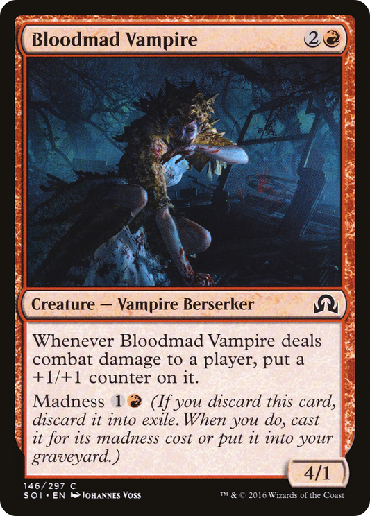 Bloodmad Vampire [Shadows over Innistrad] Foil