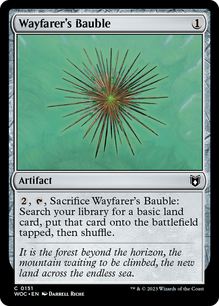 Wayfarer's Bauble [Wilds of Eldraine Commander] | Silver Goblin