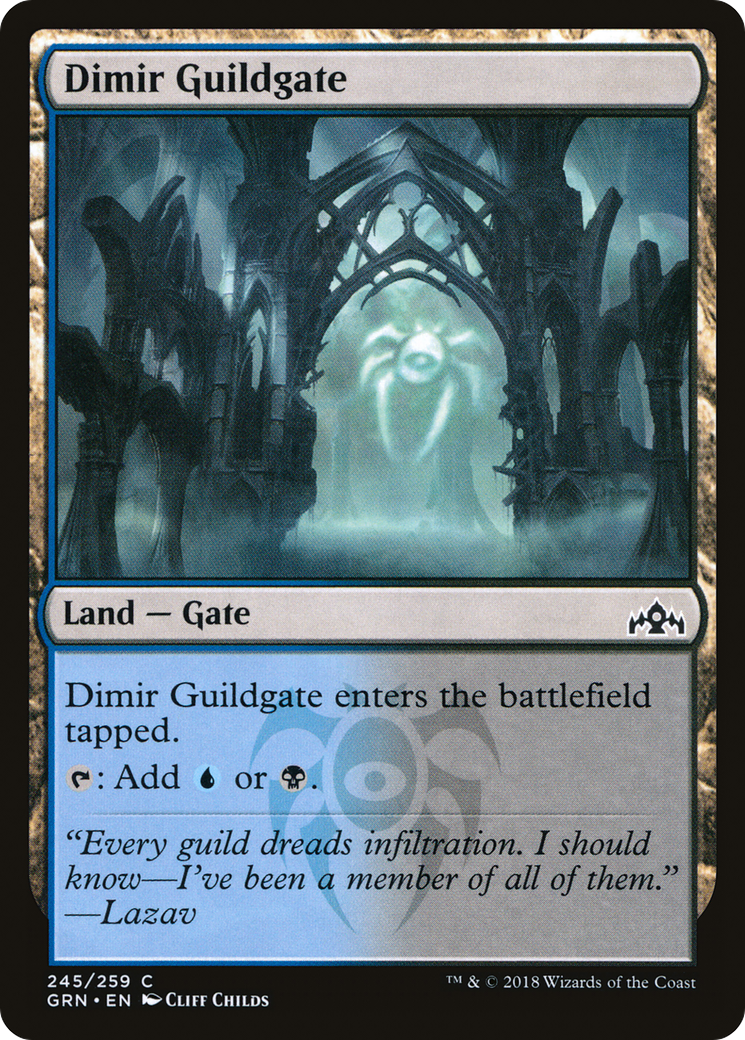 Dimir Guildgate (245/259) [Guilds of Ravnica] | Silver Goblin