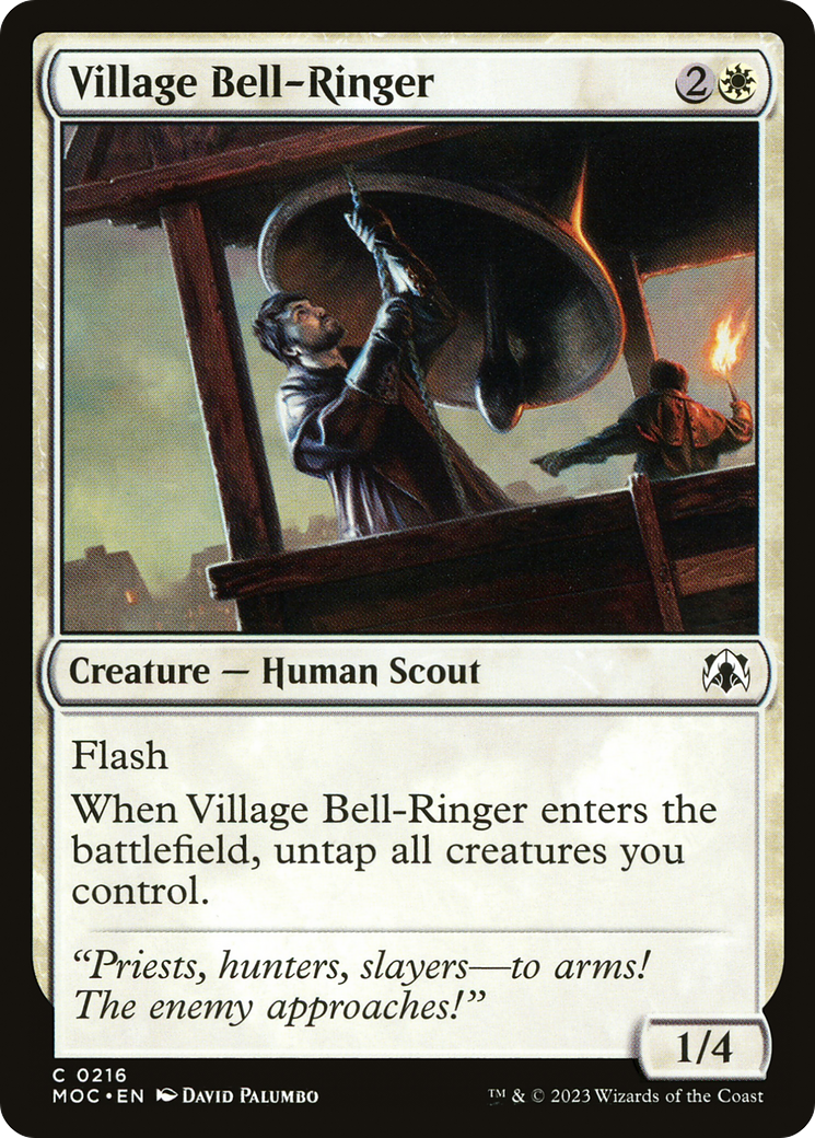 Village Bell-Ringer [March of the Machine Commander] | Silver Goblin