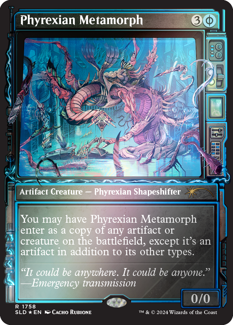 Phyrexian Metamorph (Rainbow Foil) (1758) Foil - Secret Lair Drop Series