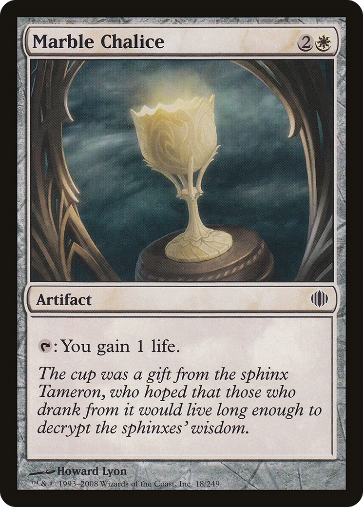 Marble Chalice [Shards of Alara] | Silver Goblin