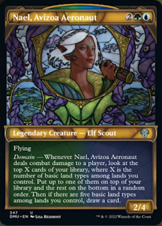 Nael, Avizoa Aeronaut (Showcase Textured) [Dominaria United] | Silver Goblin