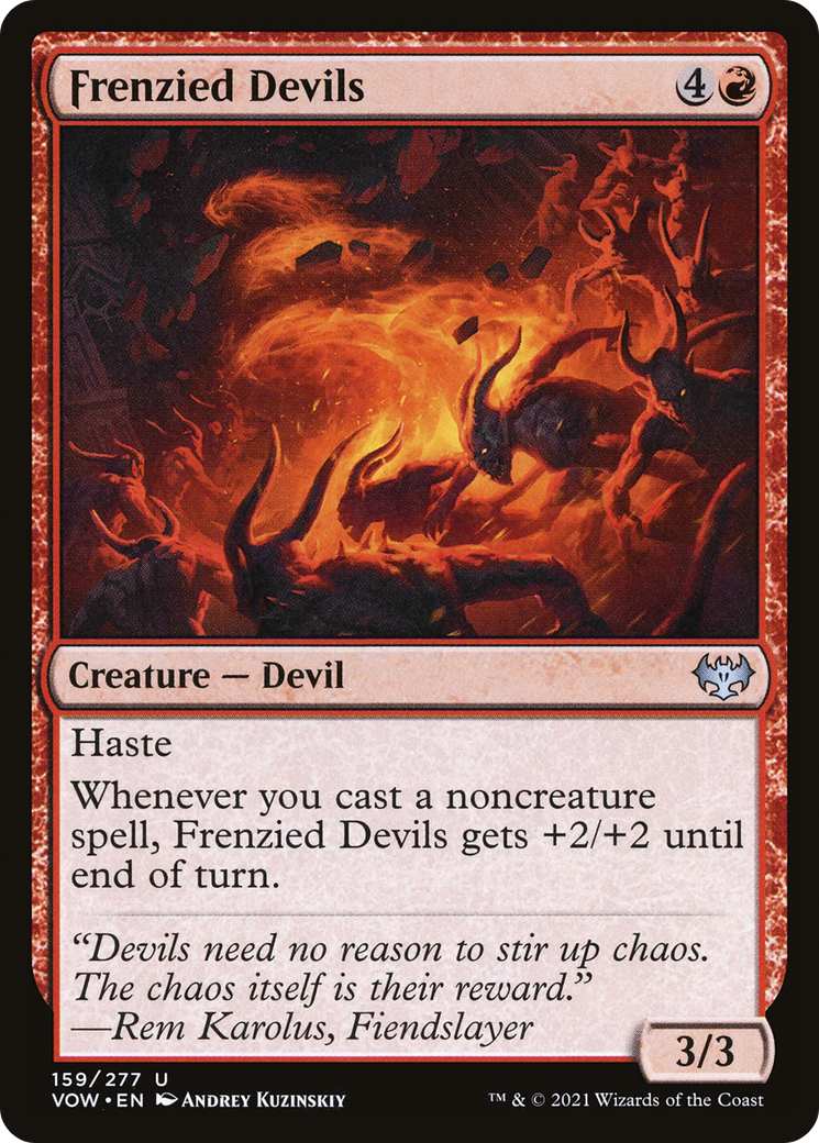 Frenzied Devils [Innistrad: Crimson Vow] | Silver Goblin