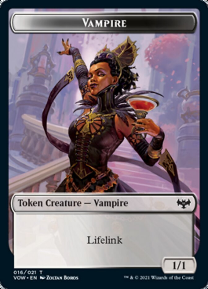 Vampire Token (016) [Innistrad: Crimson Vow Tokens] | Silver Goblin