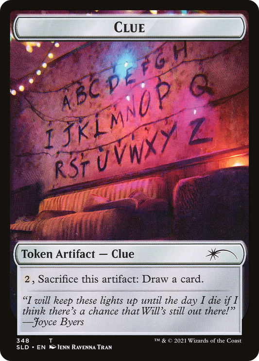 Clue Token (348) Foil - Secret Lair Drop Tokens