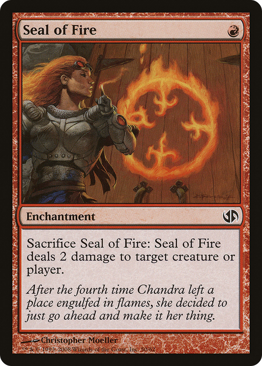 Seal of Fire [Duel Decks: Jace vs. Chandra]